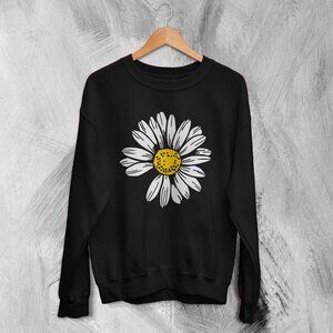 Floral Mardi Blossom Trendy Plant Lover Art Cozy Graphic Sweatshirt 05